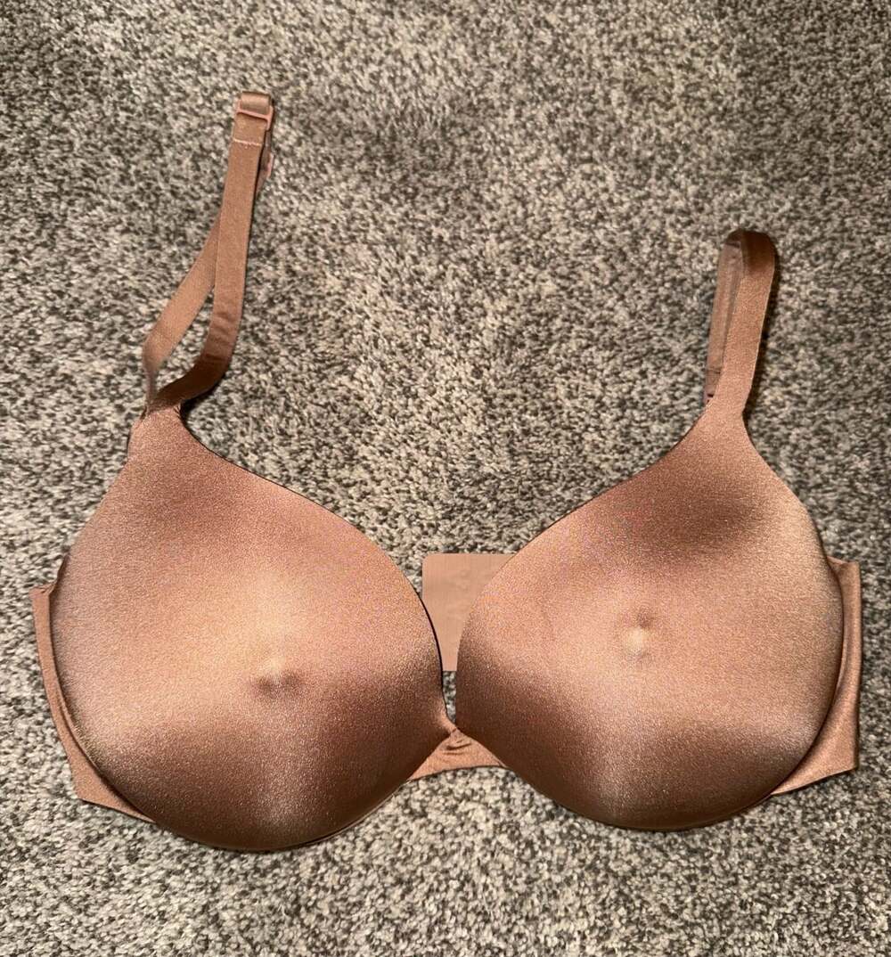 SKIMS Ultimate Teardrop Underwire Push-Up Bra 34D Brown